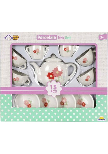 Ch1501 Porselen Çay Takımı 13 Parça -sun Pembe