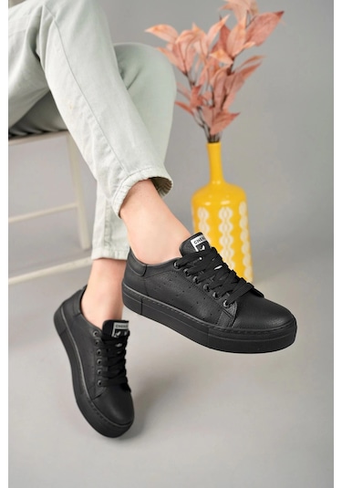 Ch983 - Cst Tennis Erkek Ayakkabı Sıyah Çok Renkli