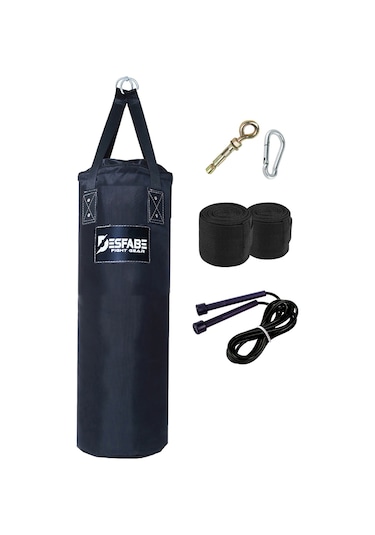 Desfabe PDS 80x25Cm Kolonlu Kum Torba+Aparat+Bandaj+İp Siyah