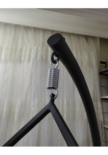 Damla Salıncak - Armut Salıncak Siyah Antrasit Minder