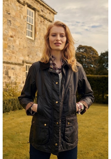 Barbour Beadnell Yağlı Ceket Ru52 Rustic
