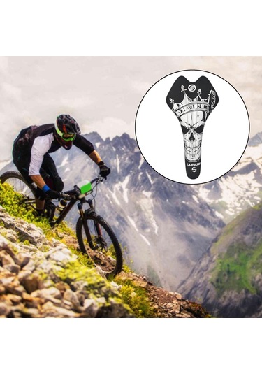 Homyl Yol Bisikleti Eyer Yarış Spor Dağ Yumuşak Yastık Gümüş Gümüş