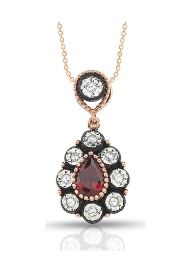 Damla Yakut Elmas  Kolye