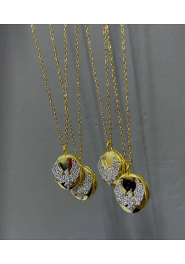 Uzak Şehir Anka Kuşu Alya Çelik Kolye Gold 316l Paslanmaz Çelik Renkli