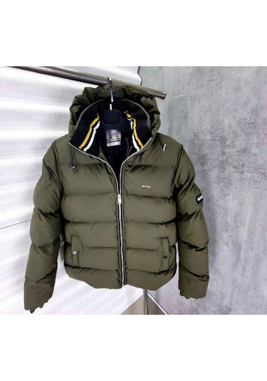 Hugo Boss Erkek Kışlık Mont Yeşil