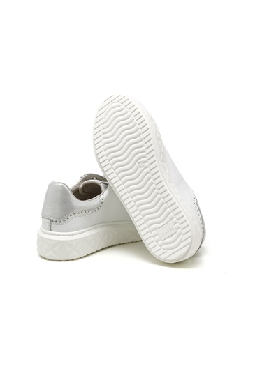 Sneaker Günlük Kadın Mar-25y-209-8888 John May Beyaz-metalik Gümüş Beyaz