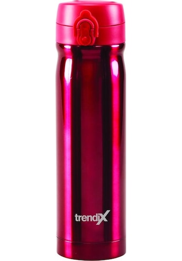 Trendix Çelik Içli Matara Termos 500 ML Kırmızı