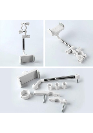 Siyah Fonken Dikiz Aynası Montaj Cep Telefonu Arabada Standı Otomatik Arka Kafalık Braketi İphone 11 12 Samsung Uyumlu