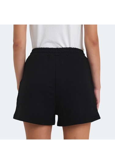 Slazenger VIXI Kadın Cepli Siyah Şort