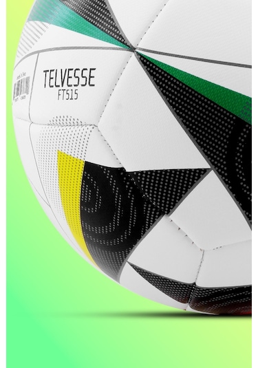 Telvesse Yeni Sezon 2024 Avrupa Pompalı Sert Zemin Halı Saha Futbol Topu No:5 FT515 Çok Renkli