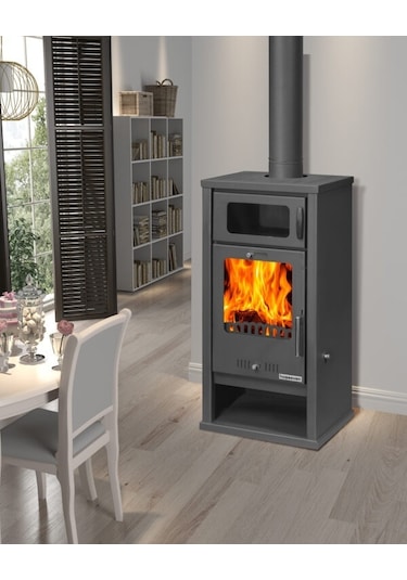 Hoşseven 5025 Troy Şömine Odun Kömür Sobası