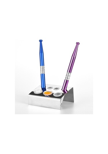 Samdoo Stainless Steel Dövme Mühür Tutucusu - 7 Delikli 1 Büyük, 2 Orta, 4 Küçük - Dayanıklı Ve Temizlenmesi Kolay Dövme Aleti