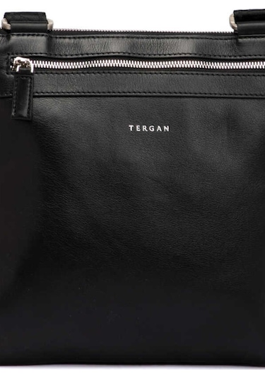 Tergan 107 Erkek Deri Çapraz Çanta Siyah Arsel