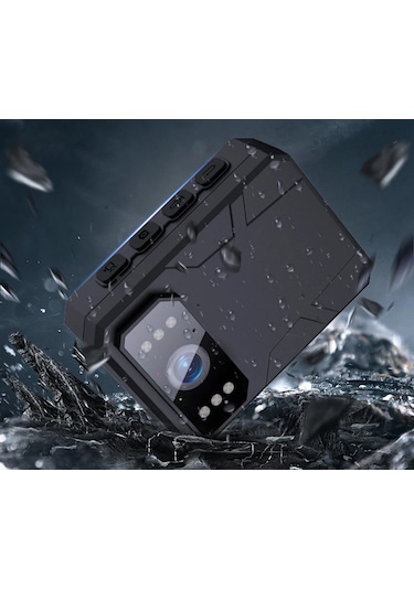 Secumore Su Geçirmez Ekranlı Yaka-polis-aksiyon Kamerası