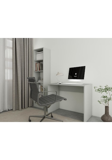 Ofis Çalışma Bilgisayar Masası Külgri Gri