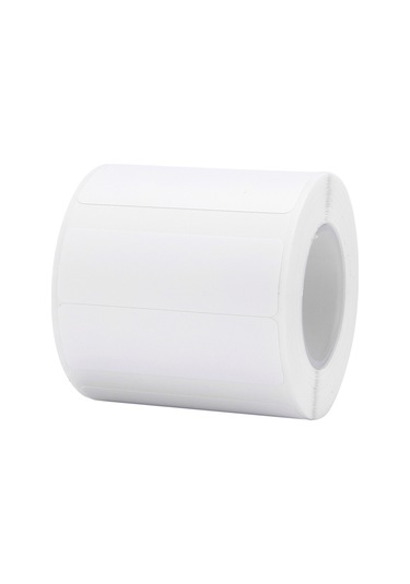 Singree Beyaz Termal Etiket Kağıdı - 45x15mm, 460 Adet, Çift Sıralı, Otomatik Yapışkan, Mürekkepsiz, Ev/ofis/market Uygun, B3s/b11/b21 Uyumlu 1 Rulo
