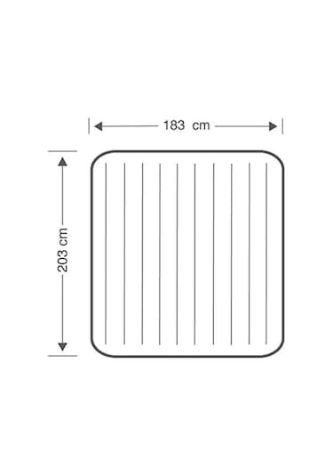 3-4 Kişilik Şişme Yatak İntex 64755 Şişme Kamp Yatak 203x183x25C