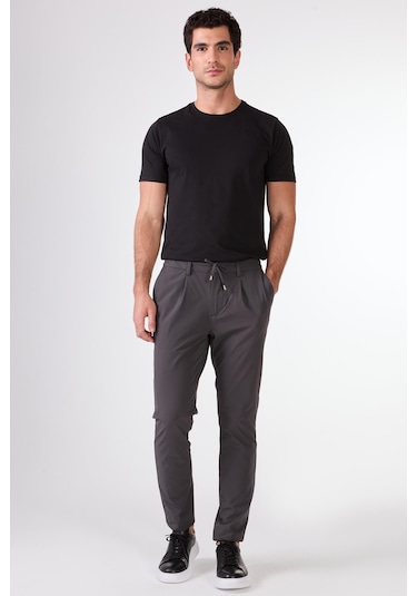 Dufy Pileli Jogger Pantolon Antrasit