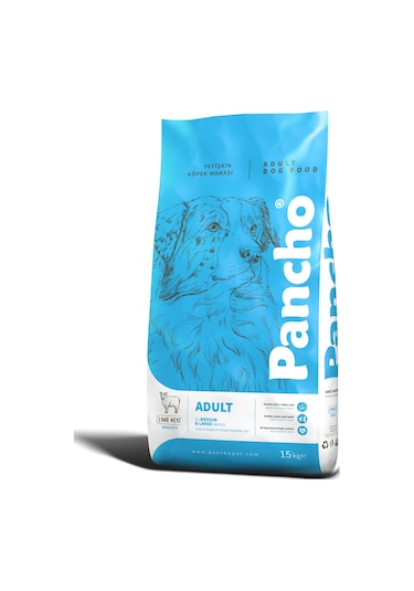 Pancho Kuzu Etli Yetişkin Köpek Maması 15 KG
