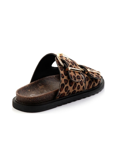 Bambi Leopar Kadın Terlik K04688002872 Leopar
