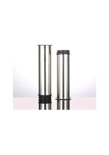 Novahub Mobilya Ayakları - Kanepe Masa Dolaplar İçin Yüksekliği Ayarlanabilir Paslanmaz Çelik 4 Ayağı - 25-265mm Set -