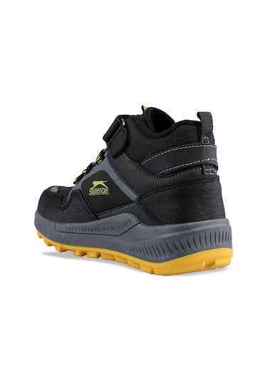 Slazenger KENZIE Çocuk Cırt Cırtlı Siyah - Sarı Bot
