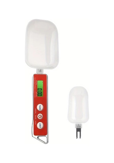 Willowhaven Kırmızı Hotu Dijital Mutfak Terazisi Hassas Ölçüm Tare Fonksiyonu Lcd Ekran 500g Kırmızı