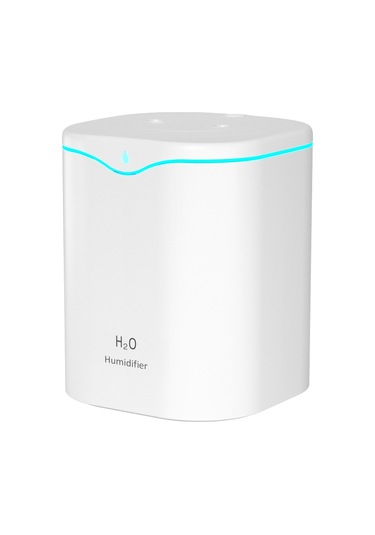Youtek Beyaz 2l Çift Fönlü Ev Ofis Kullanıma Uygun Büyük Kapasiteli Otomatik Kapatma Ve Gece Lambalı Soğuk Buhar Nemlendirici