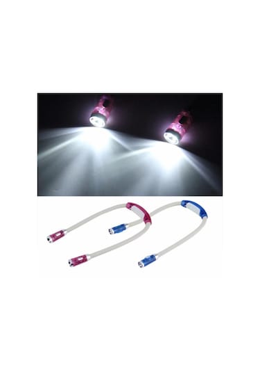 Jms Kitap Işığı Esnek Eller Serbest Led Boyun Işık Kucaklama Okuma Lambası Yenilik Led Gece Lambası El Feneri