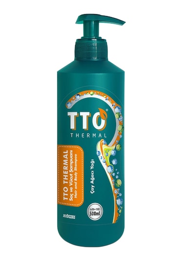 Tto Saç Ve Vücut Şampuanı 500 Ml Yeşil Çay Ağacı Yağı / Tea Tree Oıl