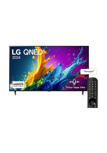 LG 55QNED80T6A 55" QNED80 4K Smart Led TV