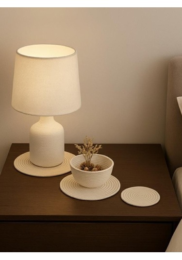 Sehpa Oatusu Jut Ip Kordon Ip Tasarım Komıdın Orrtulerı Krrem