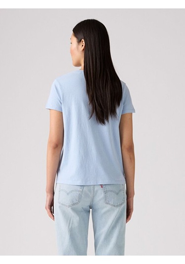 Levi's The Perfect V-yaka Tişört Mavi