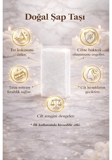 Polenplus Cilt Şapı Şap Taşı 3 Adet