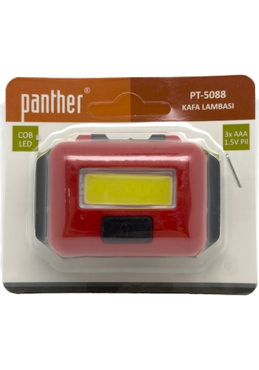 Panther Pt-5088 Pilli Kafa Lambası Kırmızı Açık Mavi