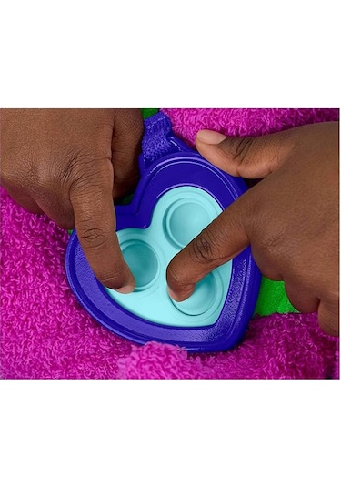 Fisher Price Barneys World Sensory Barney Peluş Oyuncak Hyg89 Mor - Yeşil