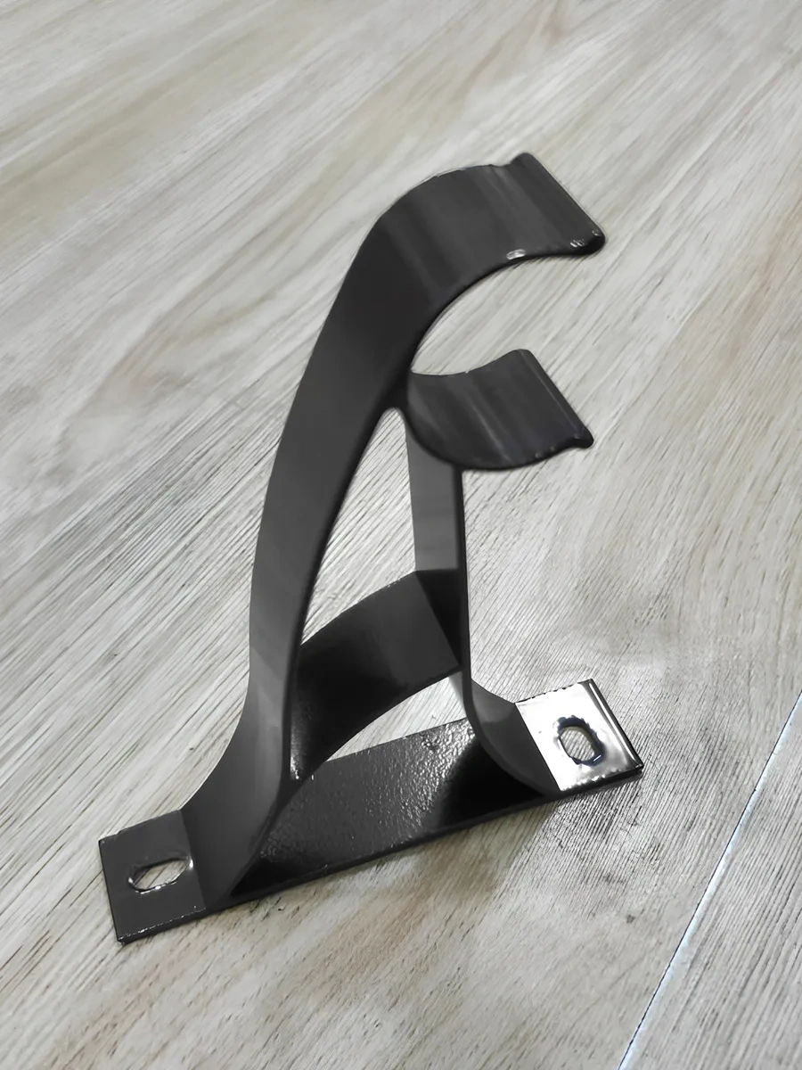 Kastly Duvara Monte Tek Sıra Korniş Braketi 445984151 Siyah