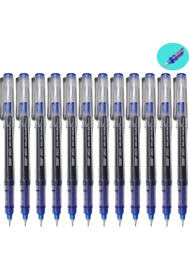 Cassa 2023 İğne Uçlu Roller Kalem 0.5 Mavi 12 Adet