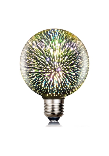 Youmex E27 4w Led Cam Ampul, 500lm Renkli Işık, 85-265v, 50000 Saat Ömür, Ce Sertifikalı