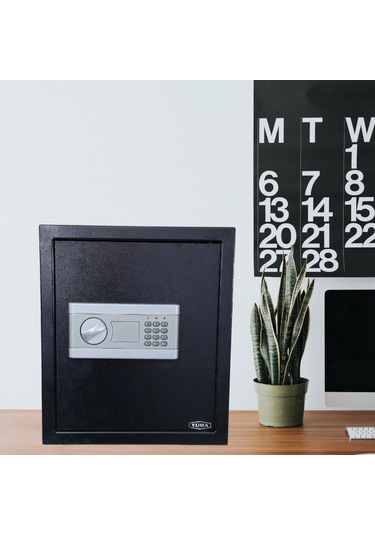 Yuma Ym-801-xl Elektronik Şifreli Ve Anahtarlı Çelik Kasa