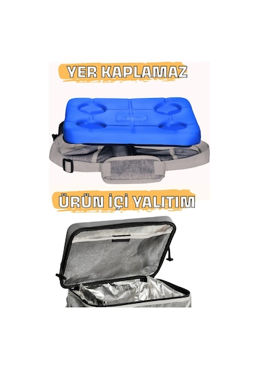 25 Lt Piknik Sepeti 1072 Picnic Bag Turkuaz