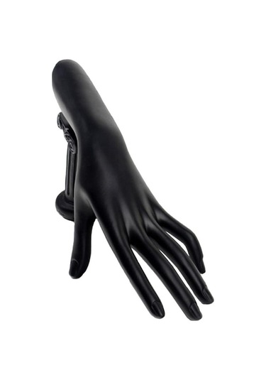 Trendooze Yüzük Tutucu Takı Siyah Raf Manken Kadın Eldiven El Ekran Bilezik Zz