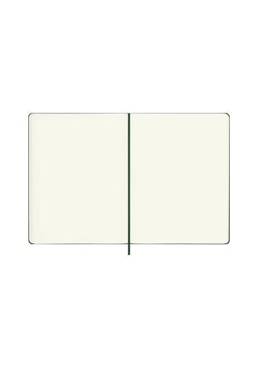 Moleskine Classic Sert Kapak Çizgisiz Defter 19x25 Myrtle Green Yeşil