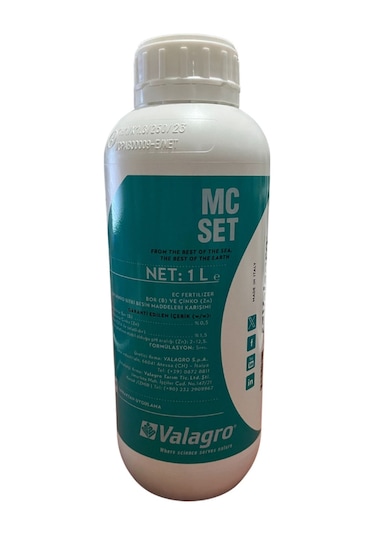 Mc Set 1 Lt Bor Ve Çinko Karışımı Sıvı Gübre 1 Lt