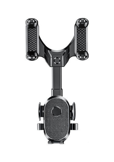 Samdoo Siyah Araç Geri Görüş Aynası Telefon Tutucu - Ar Navigasyon, 360 Döner, Kolay Kurulum, Çok Fonksiyonlu Diğer