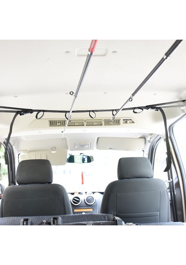 Araba Olta Kamışları Tutucusu Evrensel Olta Kamışı Depolama Raf Sistemi Pratik Araç Olta Kamış Taşıyıcısı