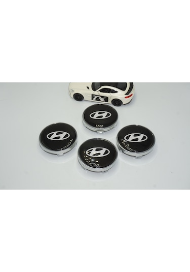 Hyundai Jant Göbeği Gümüş Kapak Seti 60mm