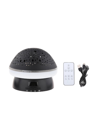 Homyl Led Projektör Işığı Usb Yıldızlı Okyanus Siyah Siyah