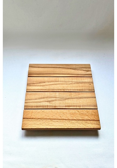 Dekoratif Ham 1. Sınıf Masif Ahşap El Yapımı Sunum Altlığı, Nihal