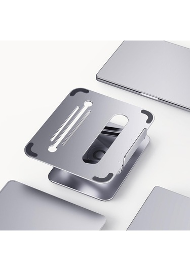 Homyl 360 Döner Tabanlı Dizüstü Bilgisayar Yükseltici Gri